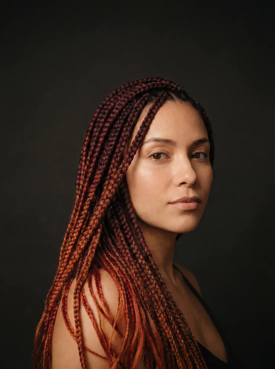 Etnia Braids — detail of the braiding work