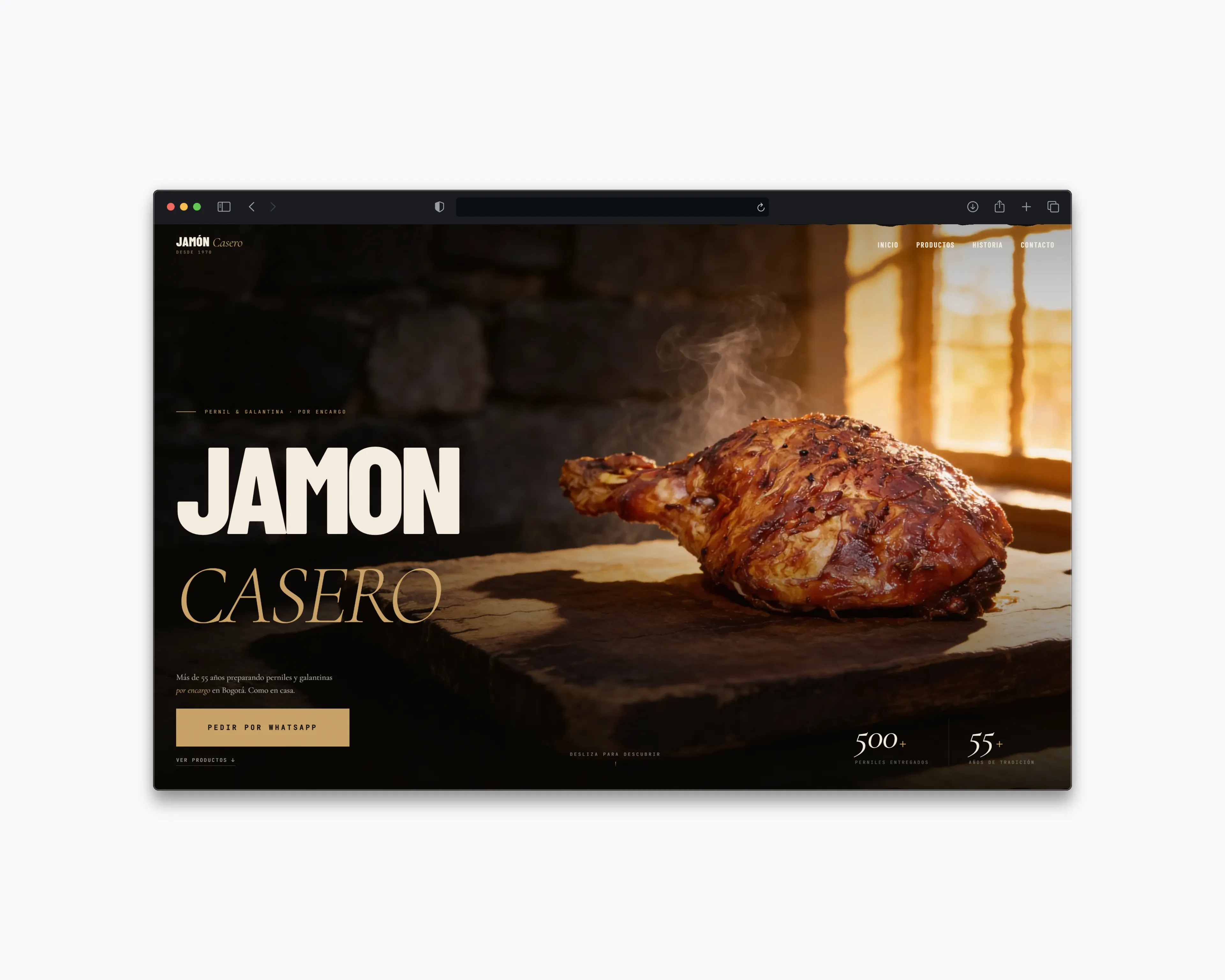 JAMÓN CASERO — proyecto SCUART